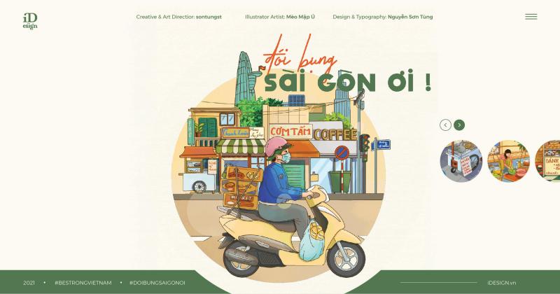 Đói bụng, Sài Gòn ơi! Dự án tranh minh họa ẩm thực Sài Gòn của Sơn Tùng và Ngân Phan
