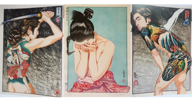 Paul Binnie và những bức tranh ukiyo-e theo phong cách phương Tây