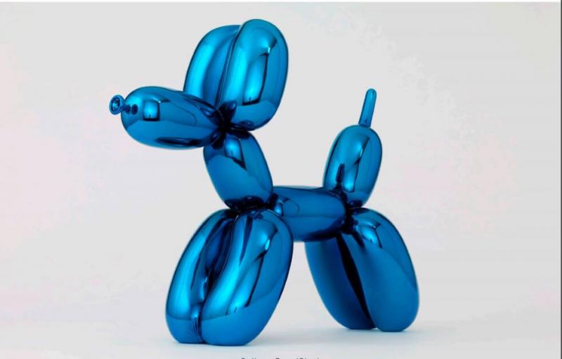 Nhiều nhà sưu tập đã cố gắng mua lại chú chó màu xanh đã ‘vỡ nát’ của Jeff Koons