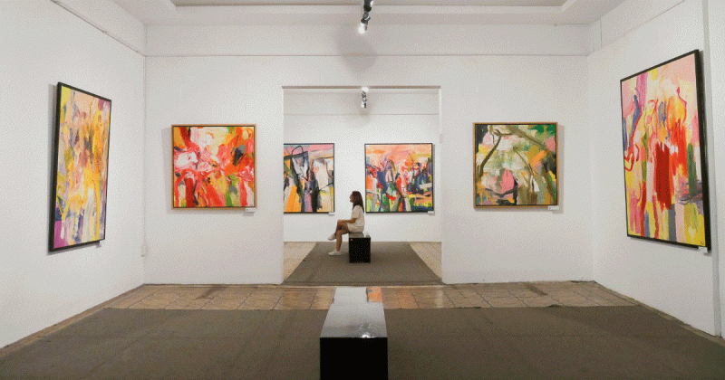 /ai đi/ Hơn 60 tác phẩm biểu hiện trừu tượng của Trần Hải Minh đang trưng bày tại Bảo tàng Mỹ Thuật Thành Phố