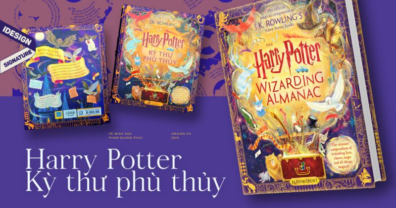 Minh họa sách ‘Harry Potter - Kỳ thư phù thủy’ của Phạm Quang Phúc